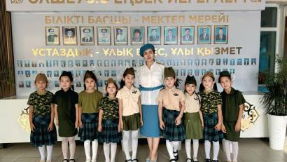 &quot;М.Шаханов атындағы жалпы білім беретін мектеп&quot; КММ-де Ұлы Жеңістің 80 жылдық мерекесіне орай  2025 жылдың 6 мамыр күні  2 &quot;Ә&quot; сыныбының білім алушылары